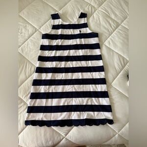 Polo by Ralph Lauren Striped Navy and White Dress